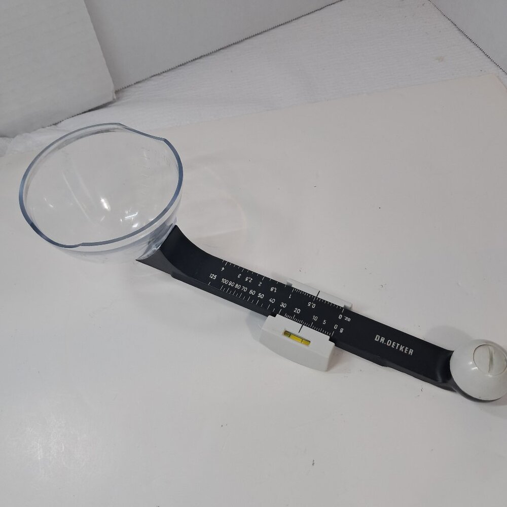 Dr. Oetker Kitchen Balance Scale black plus minus DBGM Made in‎ Germany Vintage